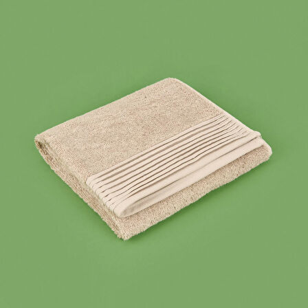 Soft Premium Yüz Havlusu - Bej - 50x90 cm