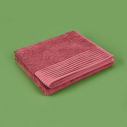Soft Premium Yüz Havlusu - Bordo - 50x90 cm