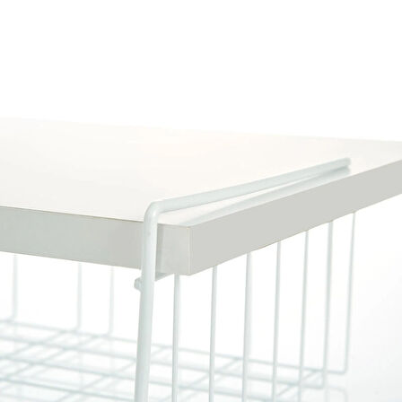 Dolap İçi Pratik Raf - Beyaz