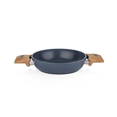 Fiesta Seramik Sahan - Siyah / Açık Kahverengi - 20 cm