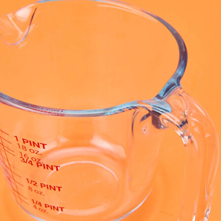 Borcam Ölçü Kabı - Şeffaf - 500 ml