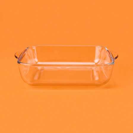 Borcam Fırın Tepsisi - Şeffaf - 26x22 cm