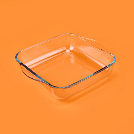 Borcam Fırın Tepsisi - Şeffaf - 26x22 cm