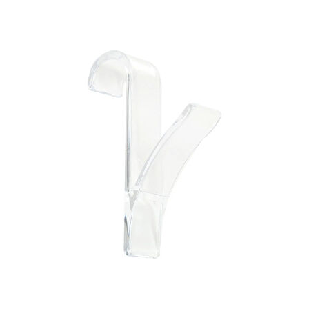 4'lü Pratik Banyo Askısı - Şeffaf