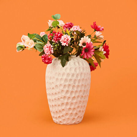 Deco Hermosa Vazo - Bej - 26 cm