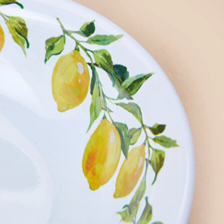 Kitchen Lemon Salata ve Meyve Kasesi - Renkli - 23 cm