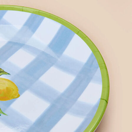 Kitchen Lemon Pasta Tabağı - Renkli - 19 cm