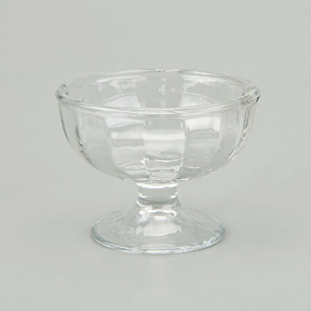 Glass Cam Tatlı Tabağı - Şeffaf - 210 ml