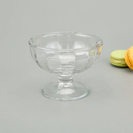 Glass Cam Tatlı Tabağı - Şeffaf - 210 ml