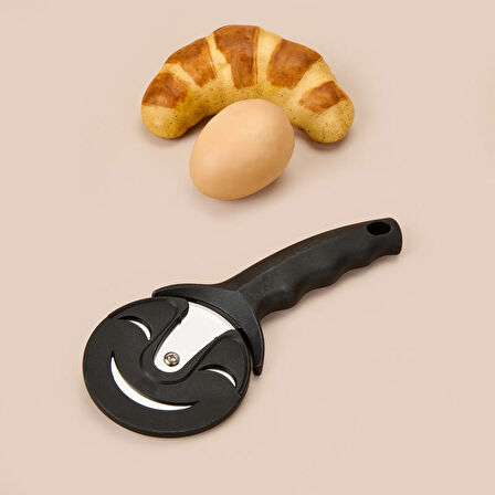 Houseware Paslanmaz Çelik Pizza Kesici - Gri