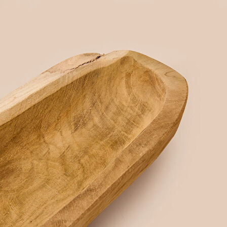 Houseware Bowl Kasesi - Kahverengi - 40x11x7 cm