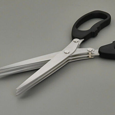 Mutfak Makası - Siyah / Gri - 19 cm