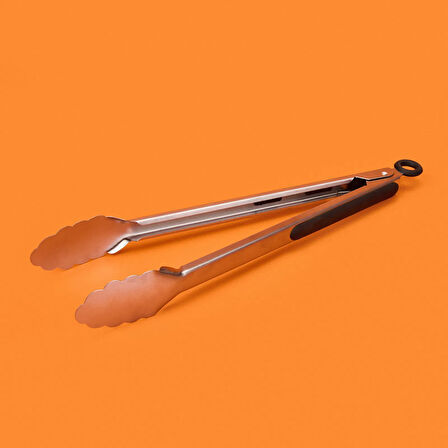Çelik Maşa - Gri - 34 cm