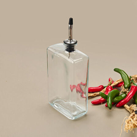 Cam Yağlık Sirkelik - Şeffaf / Siyah - 500 ml