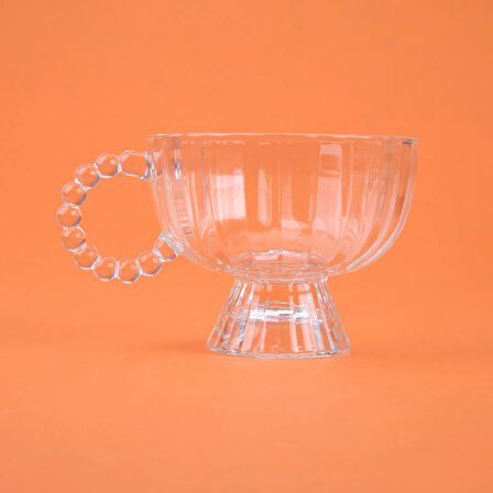 2'li Boncuk Kulplu Dondurmalık - Şeffaf