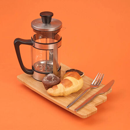 French Press - Siyah / Gri - 600 ml