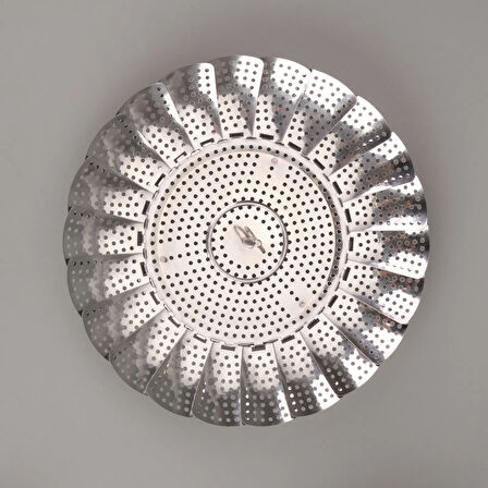 Sebze Haşlama Aparatı - Gri - 28 cm