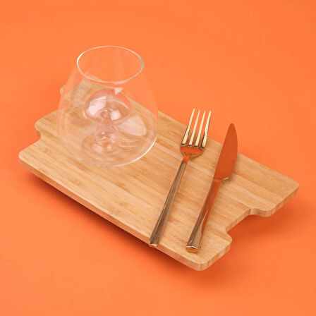 Kitchen Figürlü Borosilikat Cam Meşrubat Bardağı - Şeffaf / Pembe - 510 ml