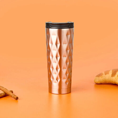 Bireysel Termos - Gümüş / Siyah - 400 ml