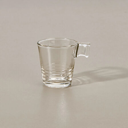 In Love Napoli 6'lı Espresso Fincanı - Şeffaf - 90 ml