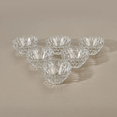 In Love Galaxy 6'lı Kase Seti - Şeffaf - 14 cm