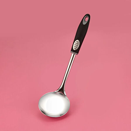 Kitchen Servis Kepçesi - Siyah - 30 cm