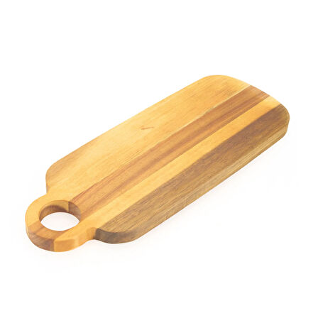 Akasya Dikdörtgen Kesme Tahtası - Kahverengi - 32x12 cm