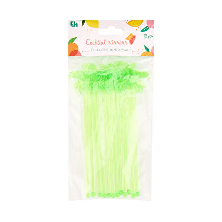 Houseware 12'li Flamingo Kokteyl Çubuğu - Asorti