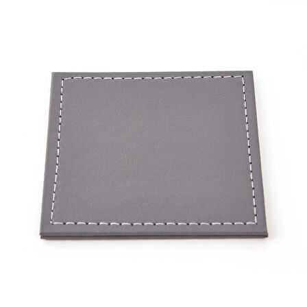 Dekoratif Brown 4 lü Bardak Altlığı - Asorti - 10x10 cm