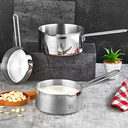 Chef Royal Çelik Sos Tavası - 33x7,5x16 cm