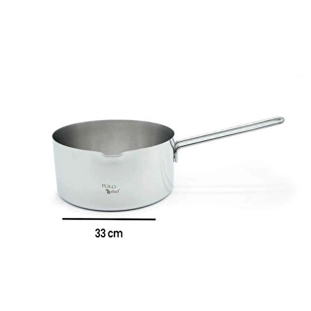 Chef Royal Çelik Sos Tavası - 33x7,5x16 cm
