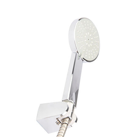 3 Fonksiyonlu Duş Başlığı - Gri