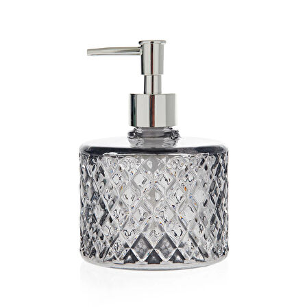 Design Kristal Cam Sıvı Sabunluk - Füme