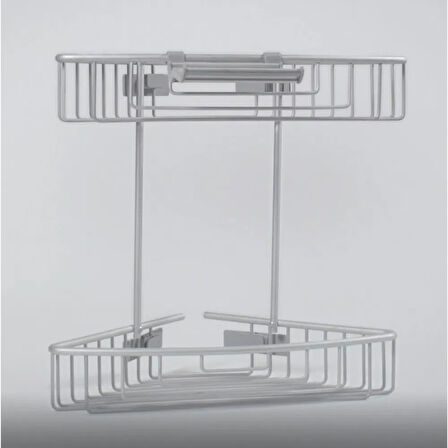 Paloma 2'li Alüminyum Duş Rafı