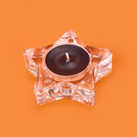 Deco Star Mumluk - Şeffaf - 6,8x3 cm