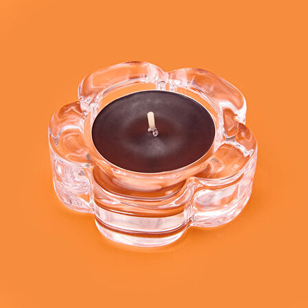 Deco Daisy Mumluk - Şeffaf - 6,2x2,1 cm