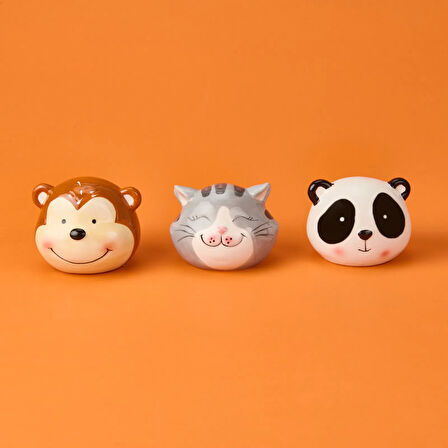 Animals Mini Kumbara - Asorti - 10x8 cm