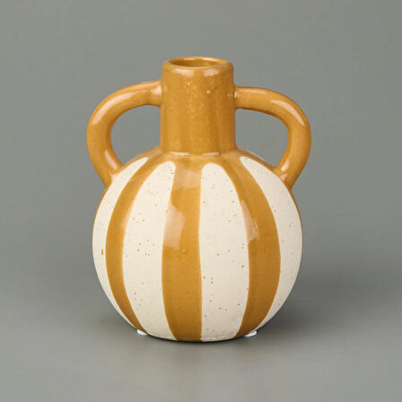 Pottery Vazo - Kahverengi - 20 cm