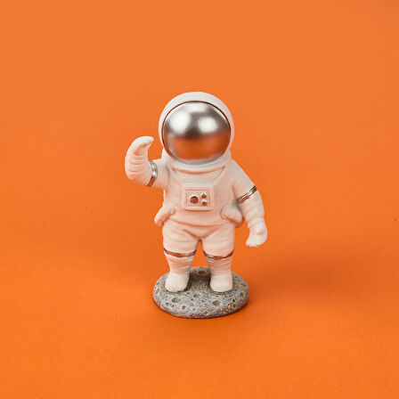 Astronot Dekor - Asorti - 12x6 cm