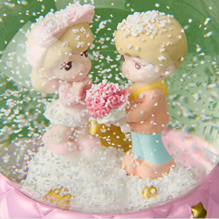 Love Işıklı ve Müzikli Kar Küresi - Asorti - 10 cm