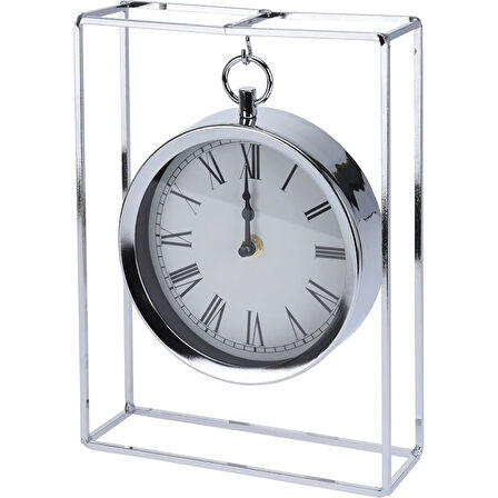 Dekoratif Metal Masa Saati - 25 cm