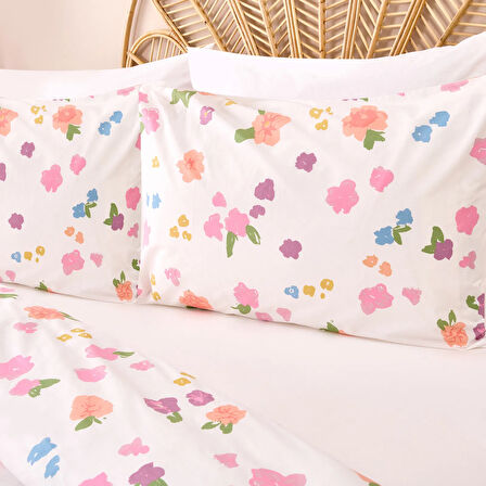 Soft Anderson Tek Kişilik Nevresim Takımı - Renkli