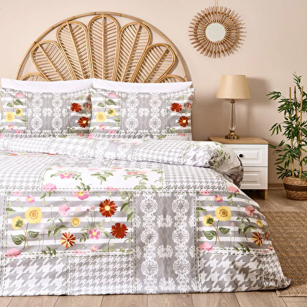 Soft Luna Çift Kişilik Nevresim Takımı - Renkli