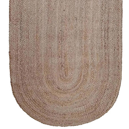 Home ET124 Bolero Jüt Örgü Halı - Natürel - 120x180 cm