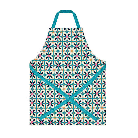 Renkli Floral Mutfak Önlüğü - 65x75 cm