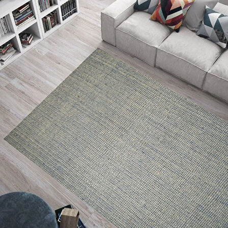 Home JL018 Pata Natürel Jüt Halı - Renkli - 160x230 cm