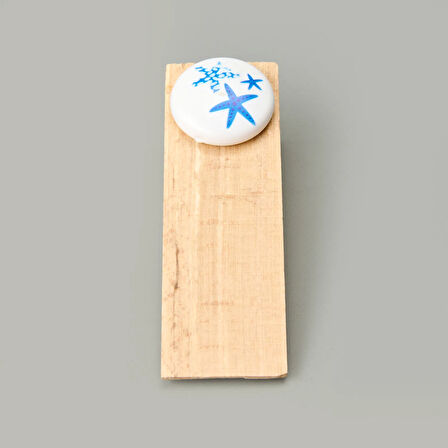 Home Deniz Yıldızı Temalı Kapı Stoperi - Açık Kahverengi