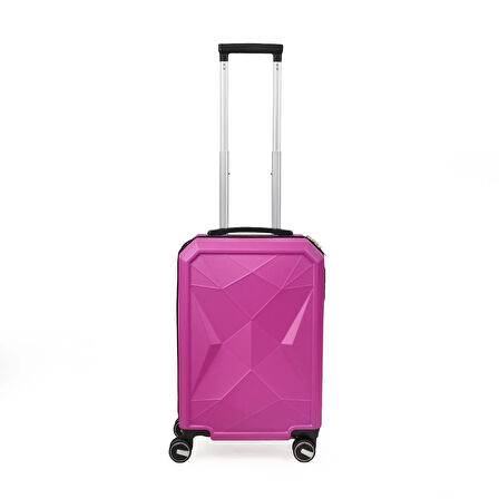 Travel Star Kabin Boy ABS Valiz - Pembe- 57x37x23 cm