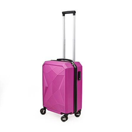Travel Star Kabin Boy ABS Valiz - Pembe- 57x37x23 cm