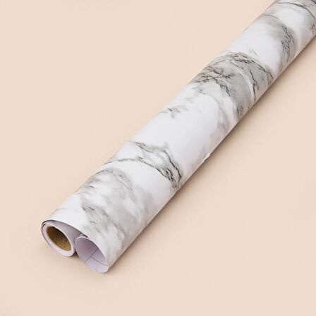 Ahşap Temalı Yapışkanlı Raf Örtüsü - Asorti - 45x200 cm